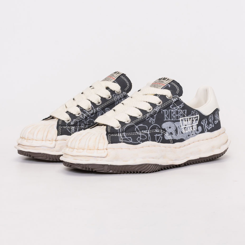 BLAKEY original sole graffiti printed Low-Top sneakers [ MIHARA YASUHIRO / �ߥϥ�䥹�ҥ� ] A16FW730