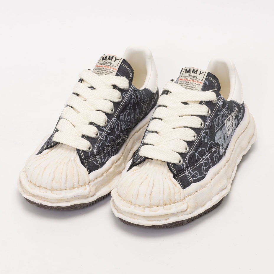 BLAKEY original sole graffiti printed Low-Top sneakers [ MIHARA YASUHIRO / �ߥϥ�䥹�ҥ� ] A16FW730