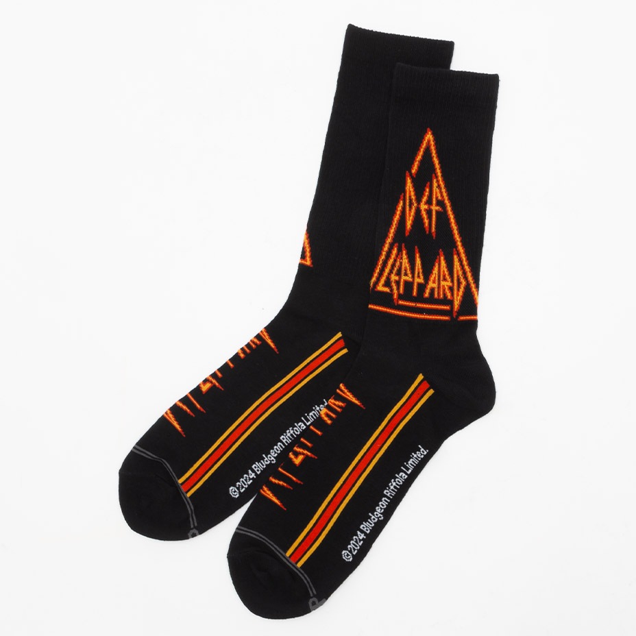 DEF LEPPARD 3PAIR ASSORTED CREW /  [ DLC370 ] Perris Socks / �ڥ꡼�����å���