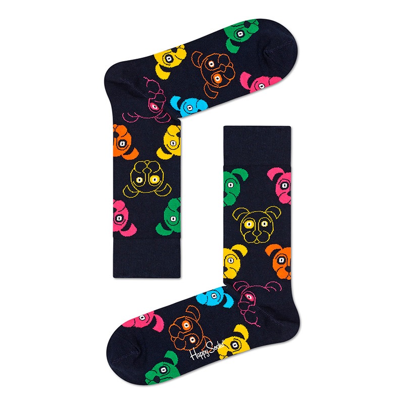 3-Pack Mixed Dog Socks Gift Set [ 10203303-01 ] Happy Socks / �ϥåԡ����å���