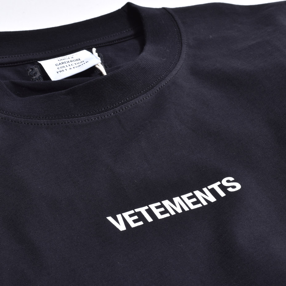 LOGO LABEL T-SHIRT [ UE52TR120B-1602 ] VETEMENTS / �����ȥ��