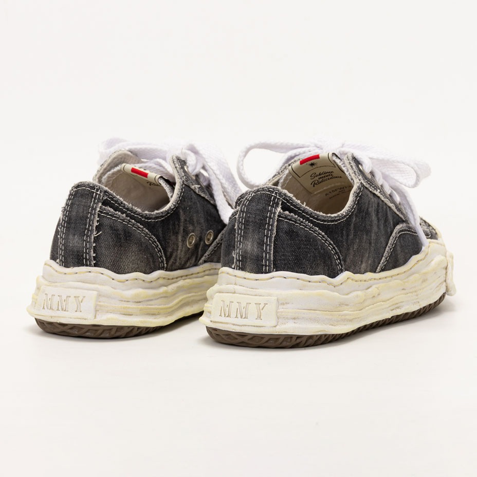 HANK original sole  bleach-wash denim canvas Low-Top sneakers [ A15FW731 ] MIHARA YASUHIRO / �ߥϥ�䥹�ҥ�