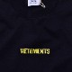 LOGO LABEL T-SHIRT [ UE52TR120X-1602 ] VETEMENTS / �����ȥ��