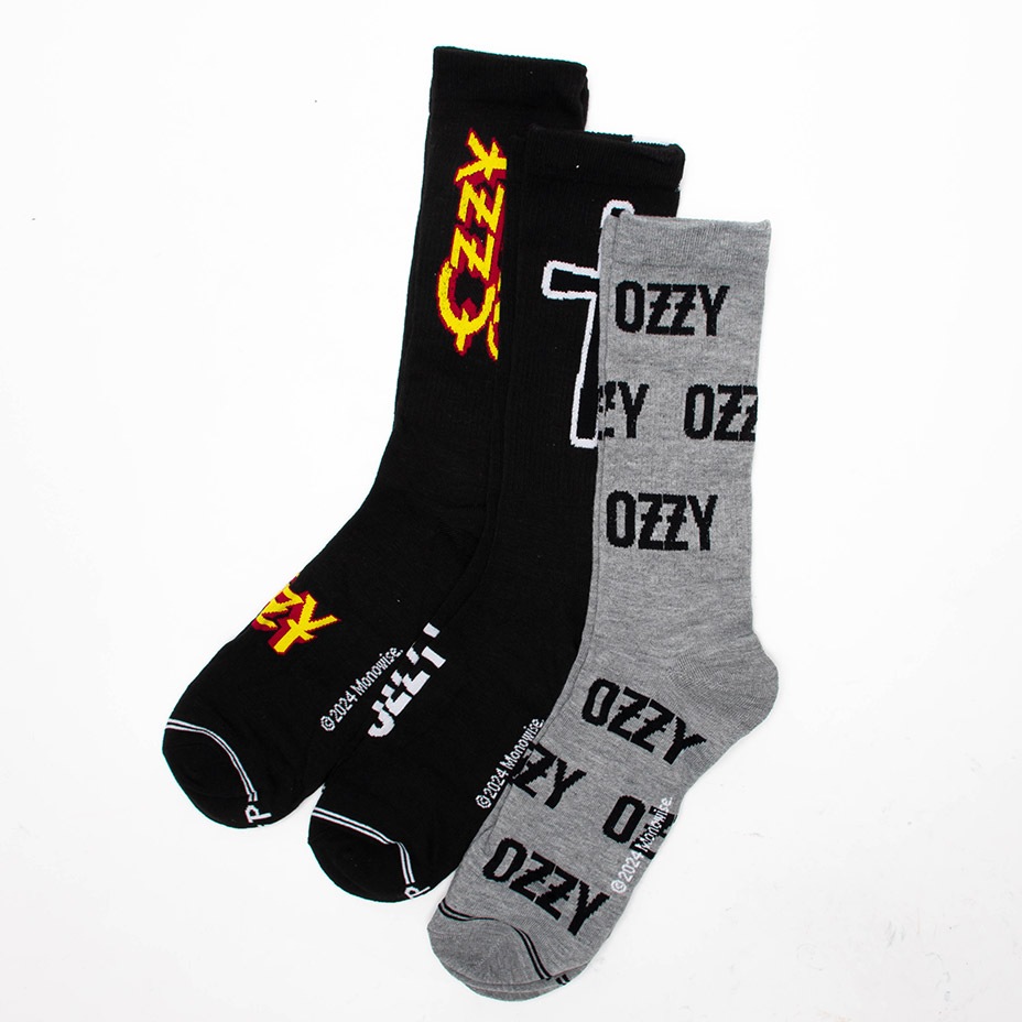 3PAIR PACK OZZY OSBOURNE ASSORTED CREW / [ OZD370 ] Perris Socks / �ڥ꡼�����å���