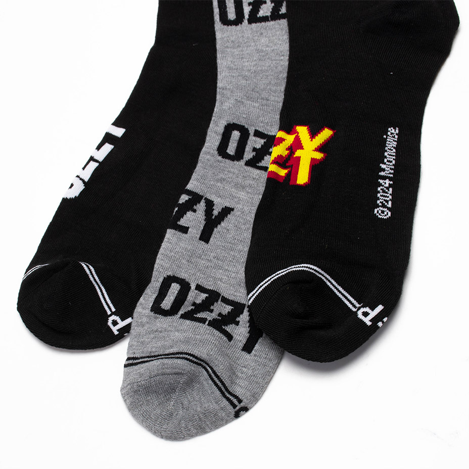 3PAIR PACK OZZY OSBOURNE ASSORTED CREW / [ OZD370 ] Perris Socks / �ڥ꡼�����å���