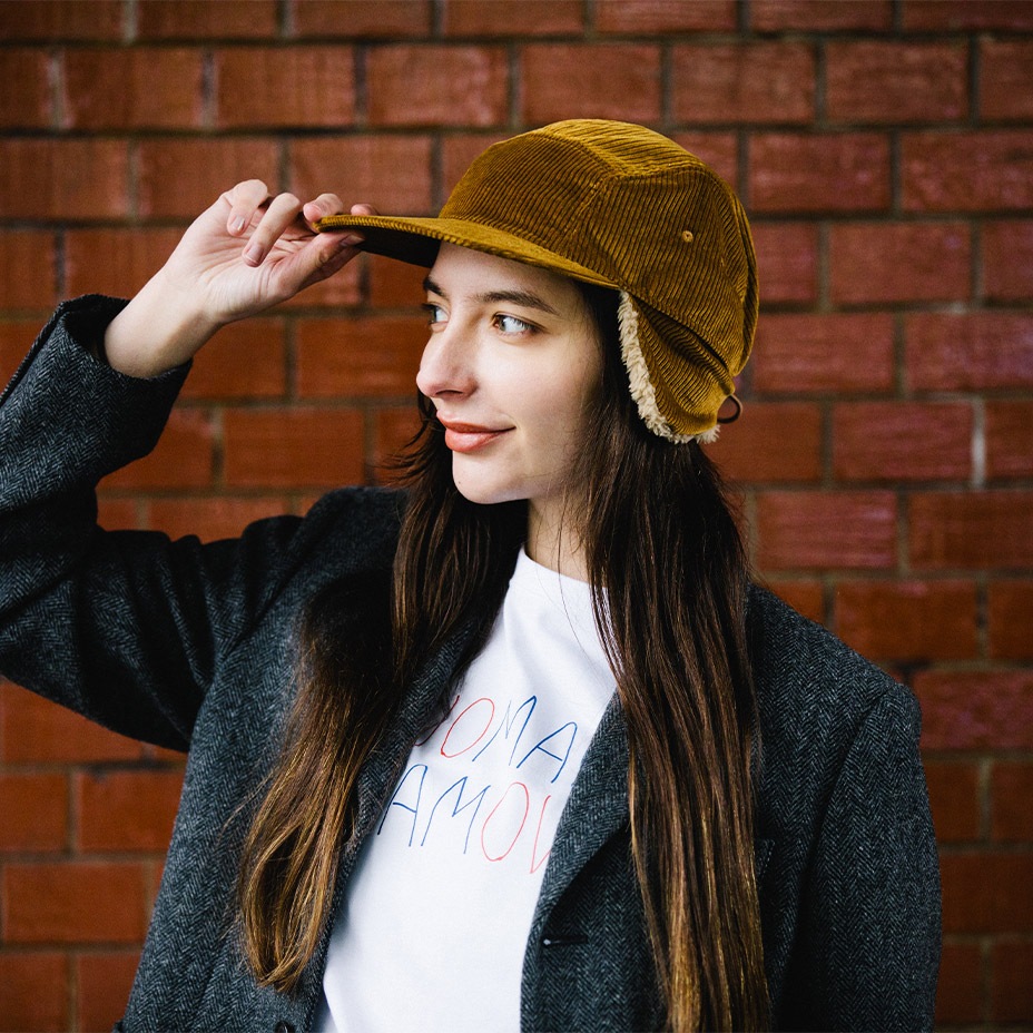 EF Corduroy Cap [ HTM243007 ] HUNTISM / �ϥ�ƥ�����