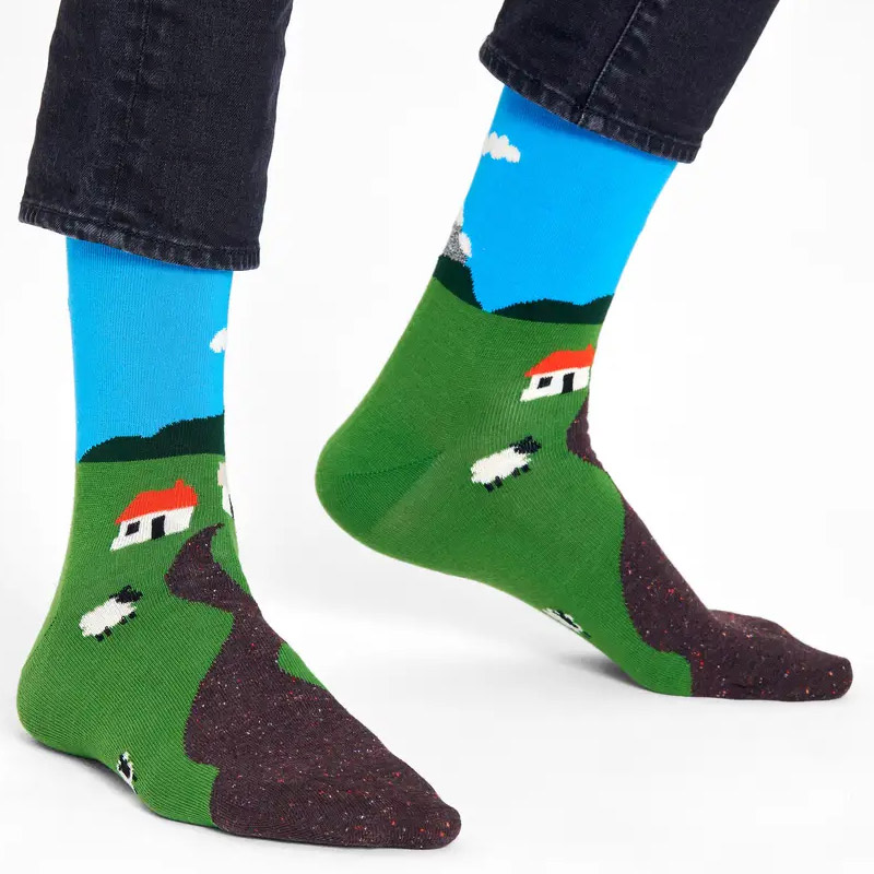 Little House On The Moorland Sock [ 10211083-64 ] Happy Socks / �ϥåԡ����å���