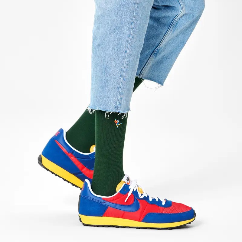 Ribbed Embroidery Game Set Sock [ 10211118-55 ] Happy Socks / �ϥåԡ����å���