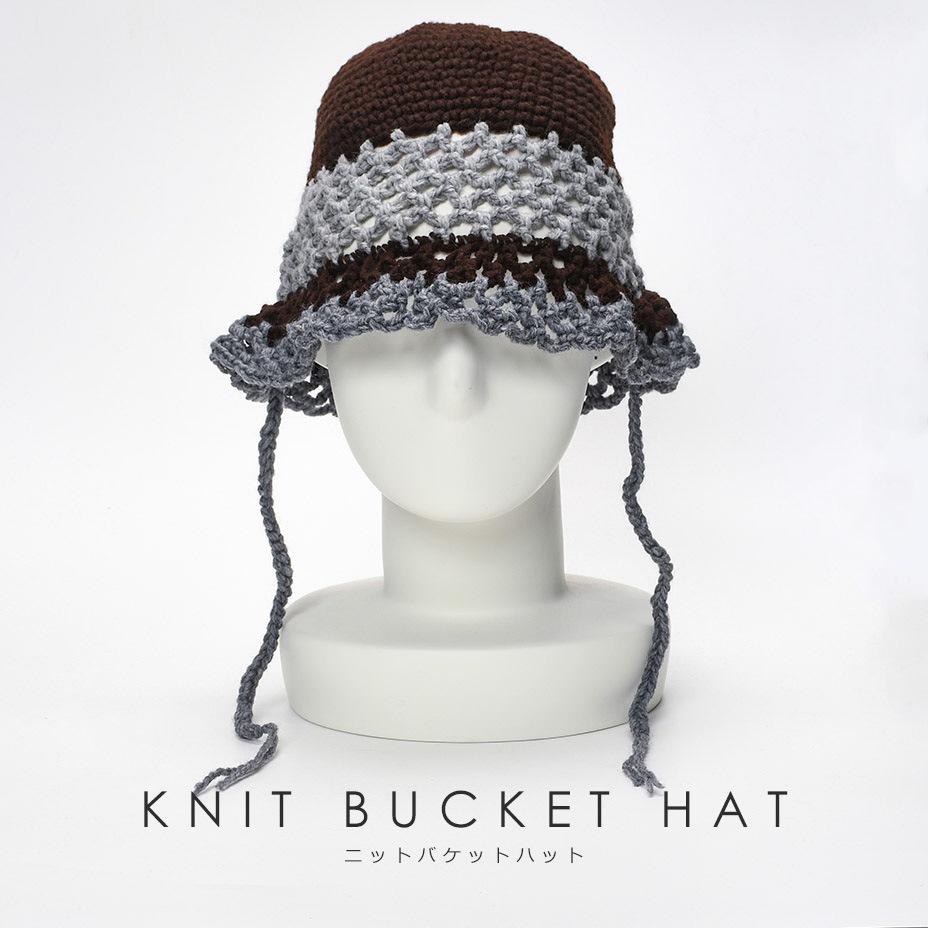 帽子　クロシェ　新品 OVERRIDE WS PAPER CROCHET HAT | 57.5cm(75) BLUE (73