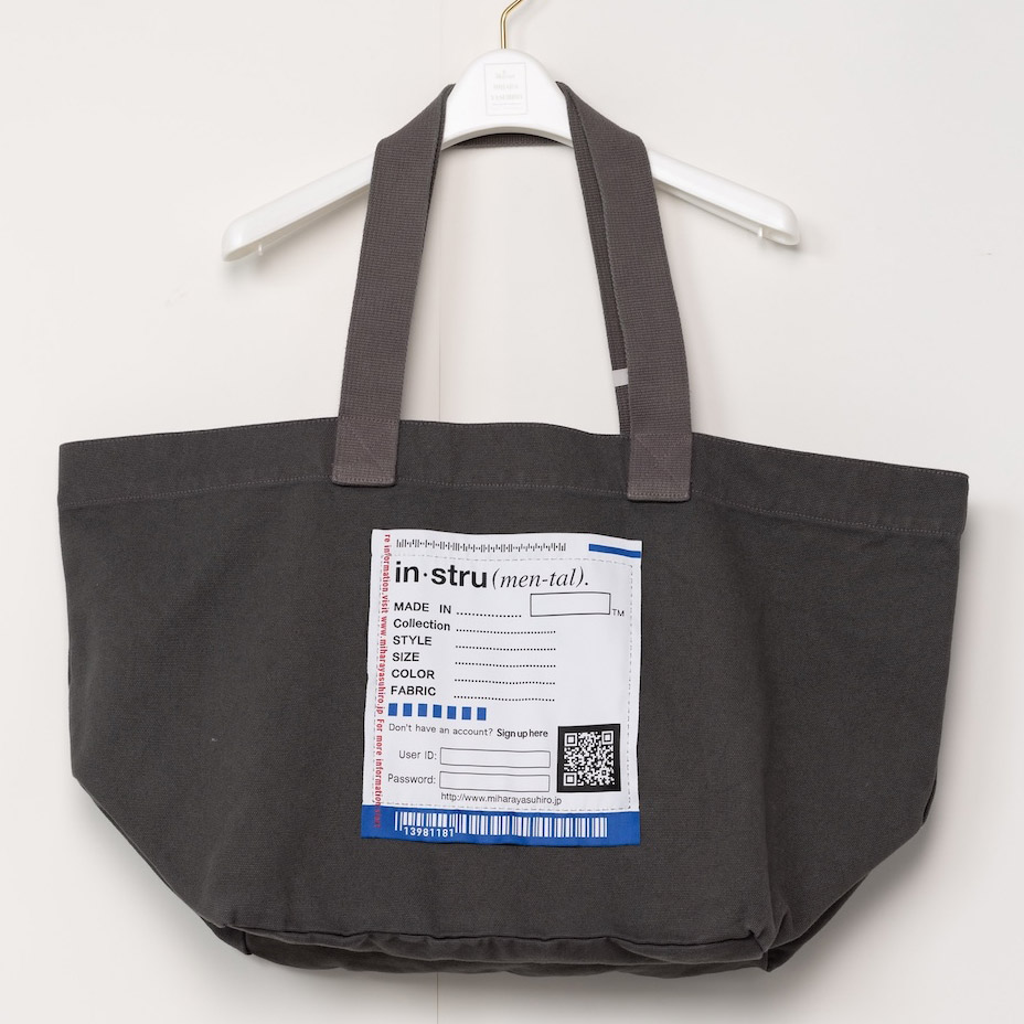 Big Name Tote Bag [ in��stru(men-tal). / ���󥹥ȥ��󥿥� ] I12BG701