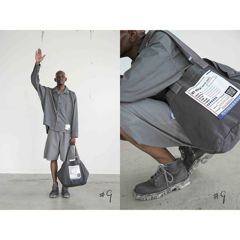 Big Name Tote Bag [ in��stru(men-tal). / ���󥹥ȥ��󥿥� ] I12BG701