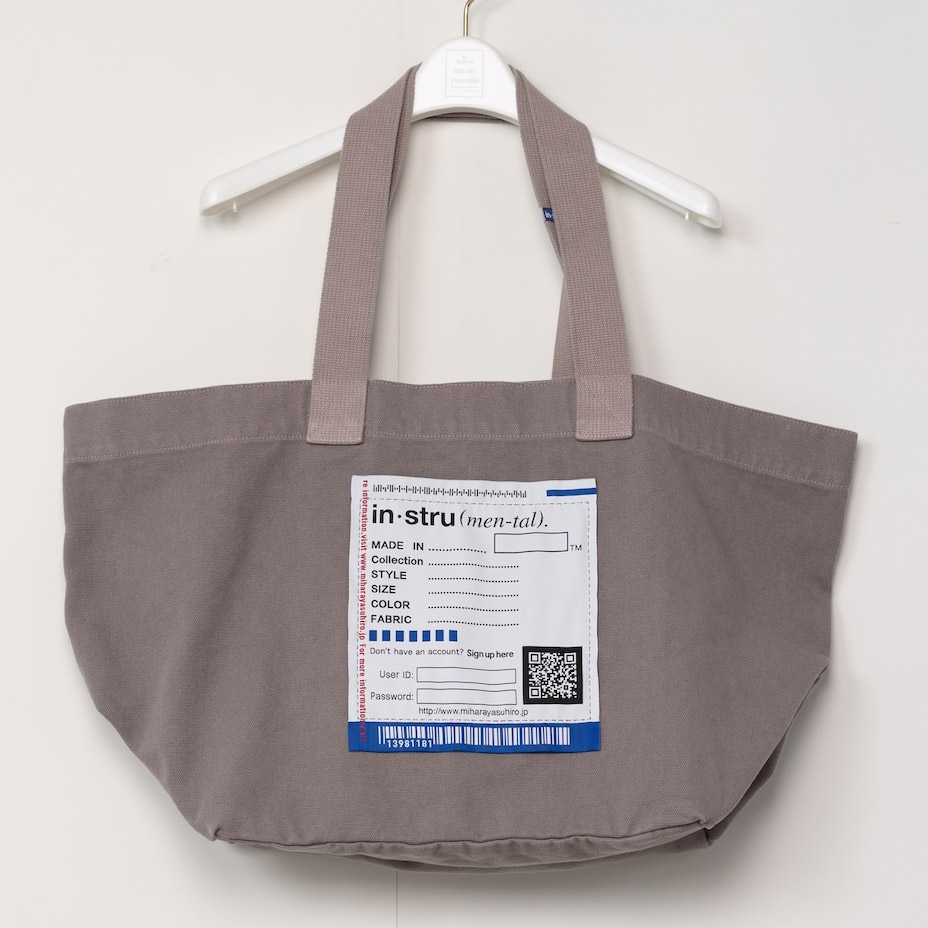 Big Name Tote Bag [ in��stru(men-tal). / ���󥹥ȥ��󥿥� ] I12BG701