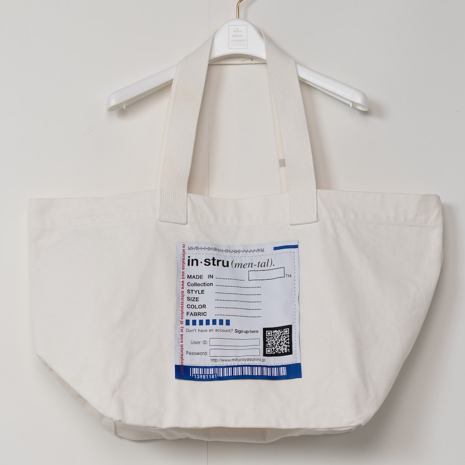 Big Name Tote Bag [ in��stru(men-tal). / ���󥹥ȥ��󥿥� ] I12BG701