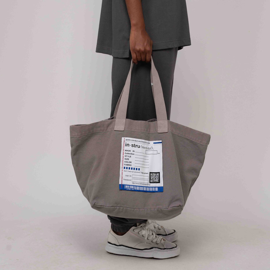 Big Name Tote Bag [ in��stru(men-tal). / ���󥹥ȥ��󥿥� ] I12BG701