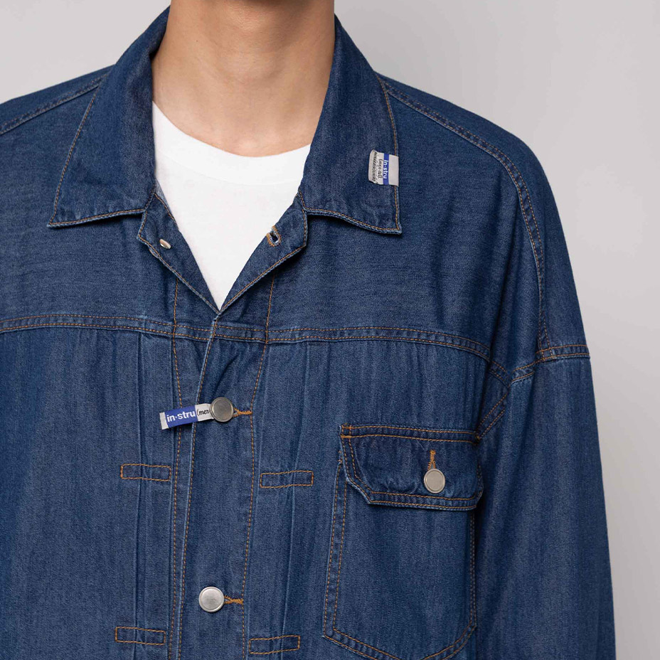 Cotton Tencel Denim Jacket [ in��stru(men-tal). / ���󥹥ȥ��󥿥� ] I12BL001