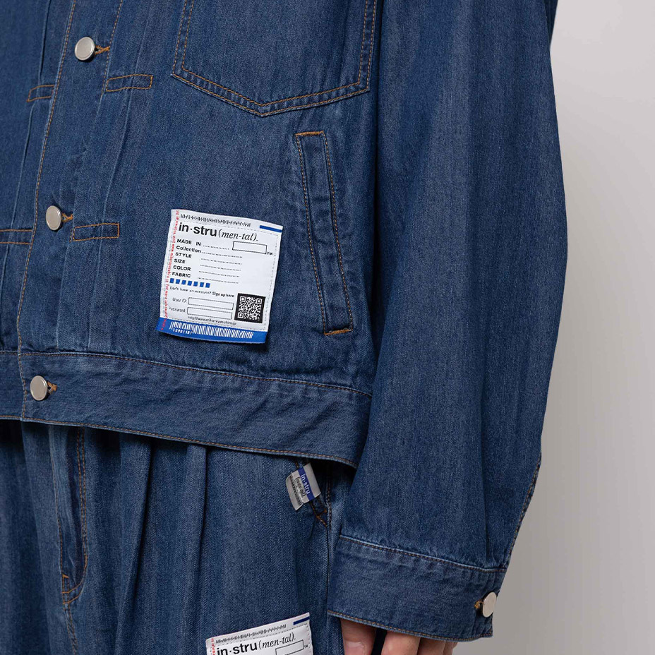 Cotton Tencel Denim Jacket [ in��stru(men-tal). / ���󥹥ȥ��󥿥� ] I12BL001