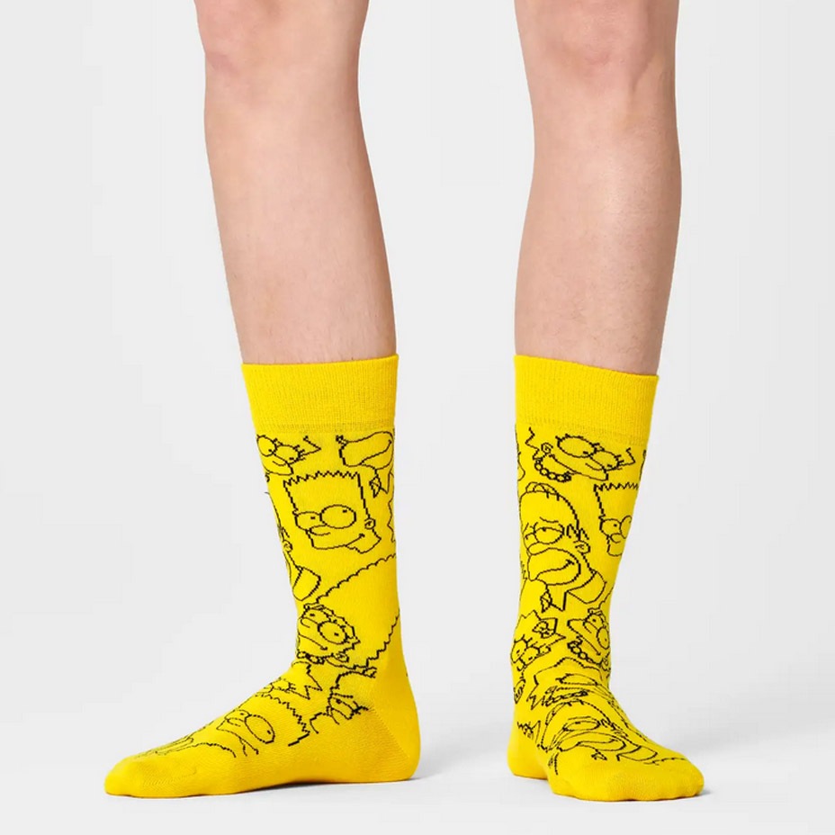 The Simpsons Family Sock [ 14231001-45 ] HAPPY SOCKS / �ϥåԡ����å���