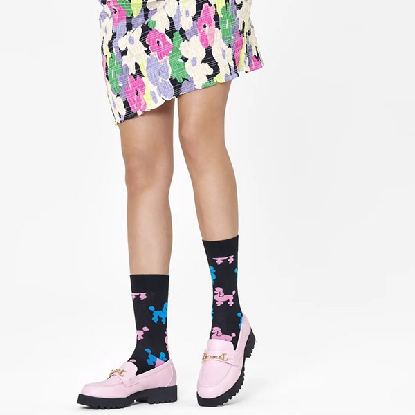 Poodle Sock [ 10221014-98 ] Happy Socks / �ϥåԡ����å���