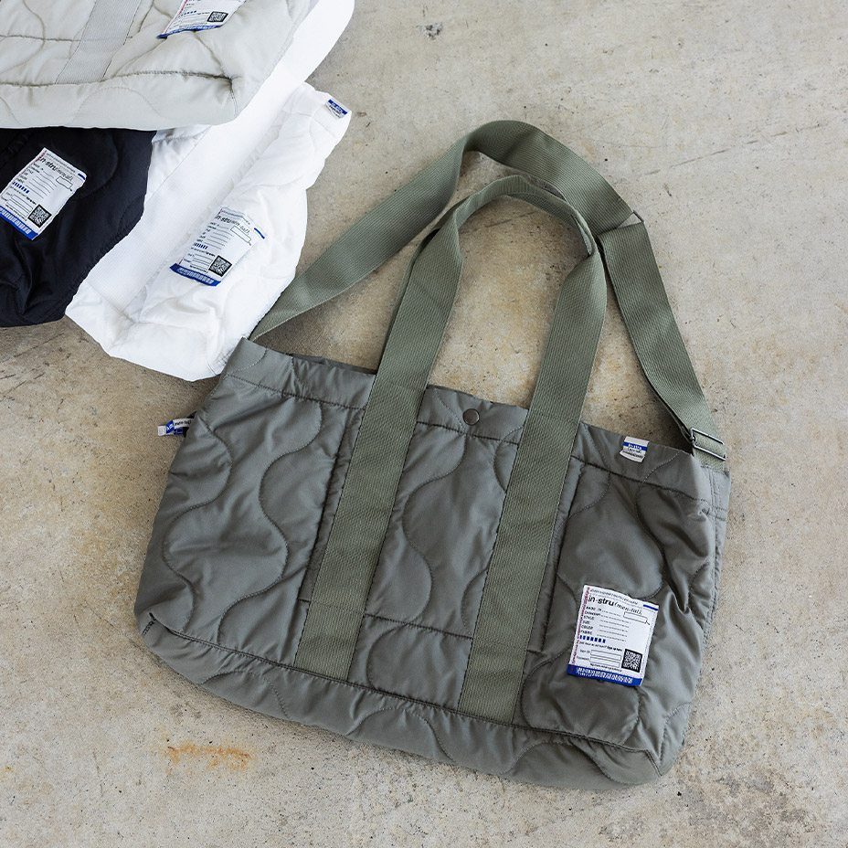 Quilted Ripstop Bag [ in��stru(men-tal). / ���󥹥ȥ��󥿥� ] I16BG741