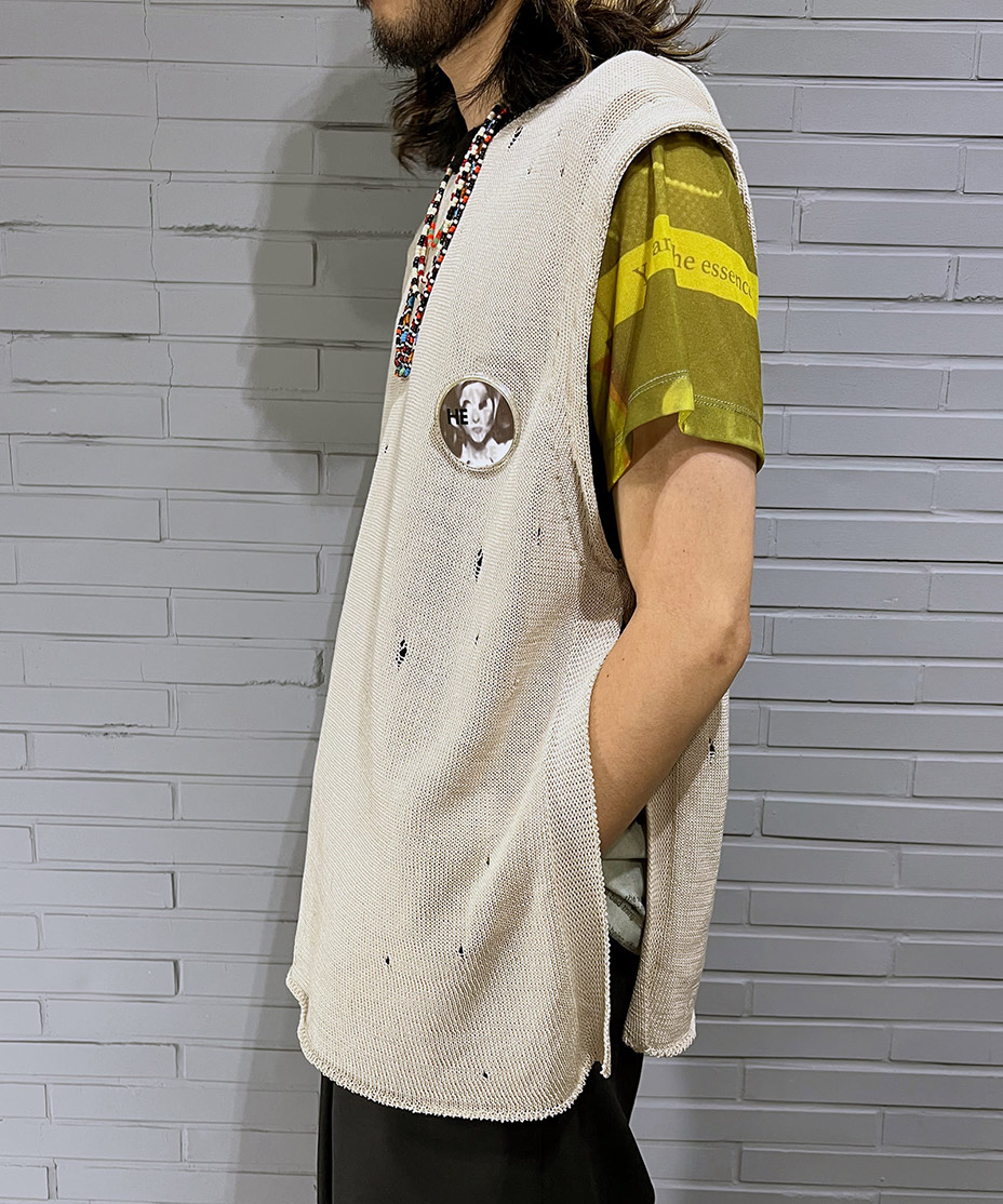 Damaged knit vest [ DB82375001 ] DIET BUTCHER / åȥ֥å㡼