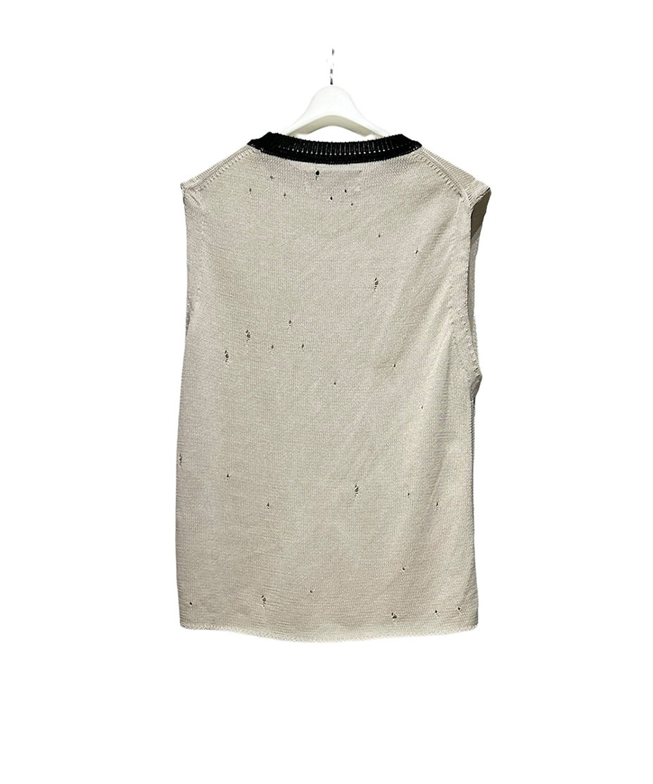 Damaged knit vest [ DB82375001 ] DIET BUTCHER / åȥ֥å㡼