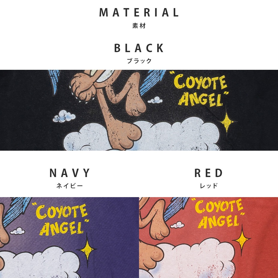 "COYOTE ANGEL" Distressed Pocket T-shirt [ KAMIYA / ���ߥ� ] G16TS089