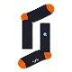 Ribbed Embroidery Smiley Sock [ 10221088-68 ] Happy Socks / �ϥåԡ����å���
