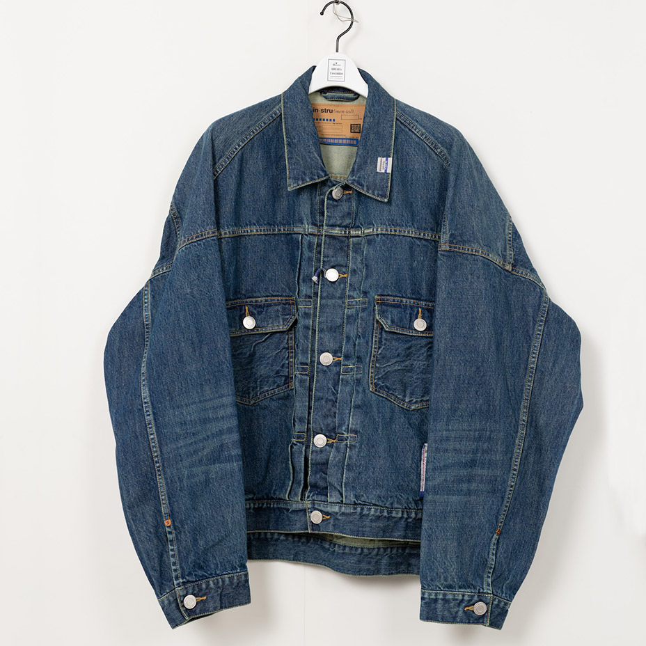 HARD WASHED SELVAGE DENIM JACKET [ in��stru(men-tal). / ���󥹥ȥ��󥿥� ] I16BL081