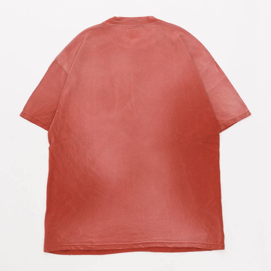 "REAL TORCH" Distressed Pocket T-shirt [ KAMIYA / ���ߥ� ] G16TS090