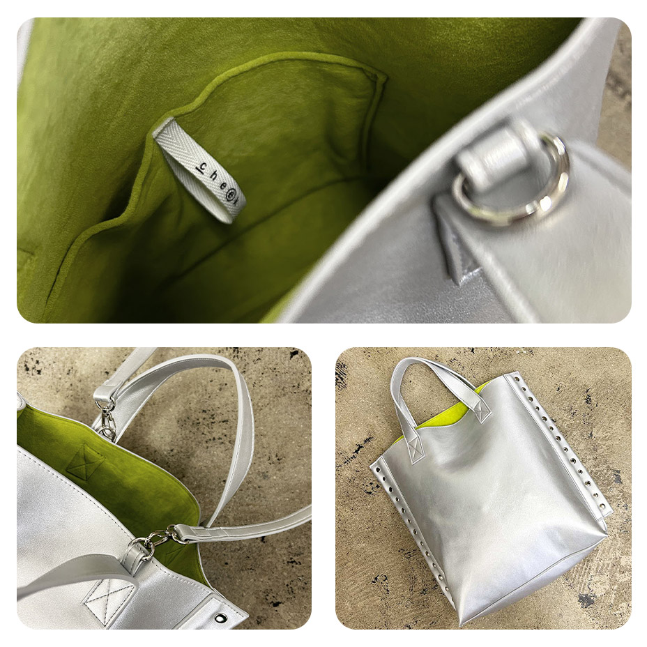 rivet 2way tote [ C24004 ] cheek / ������