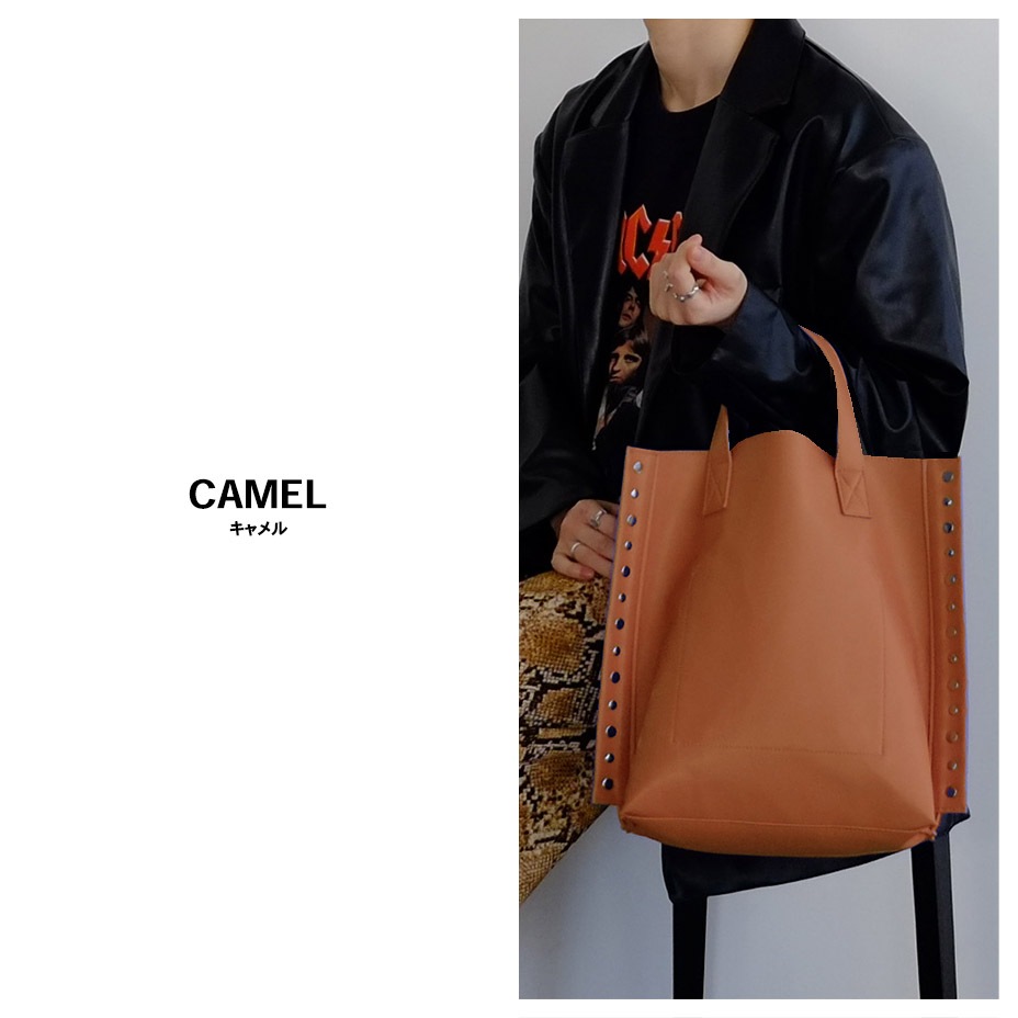 rivet 2way tote [ C24004 ] cheek / ������