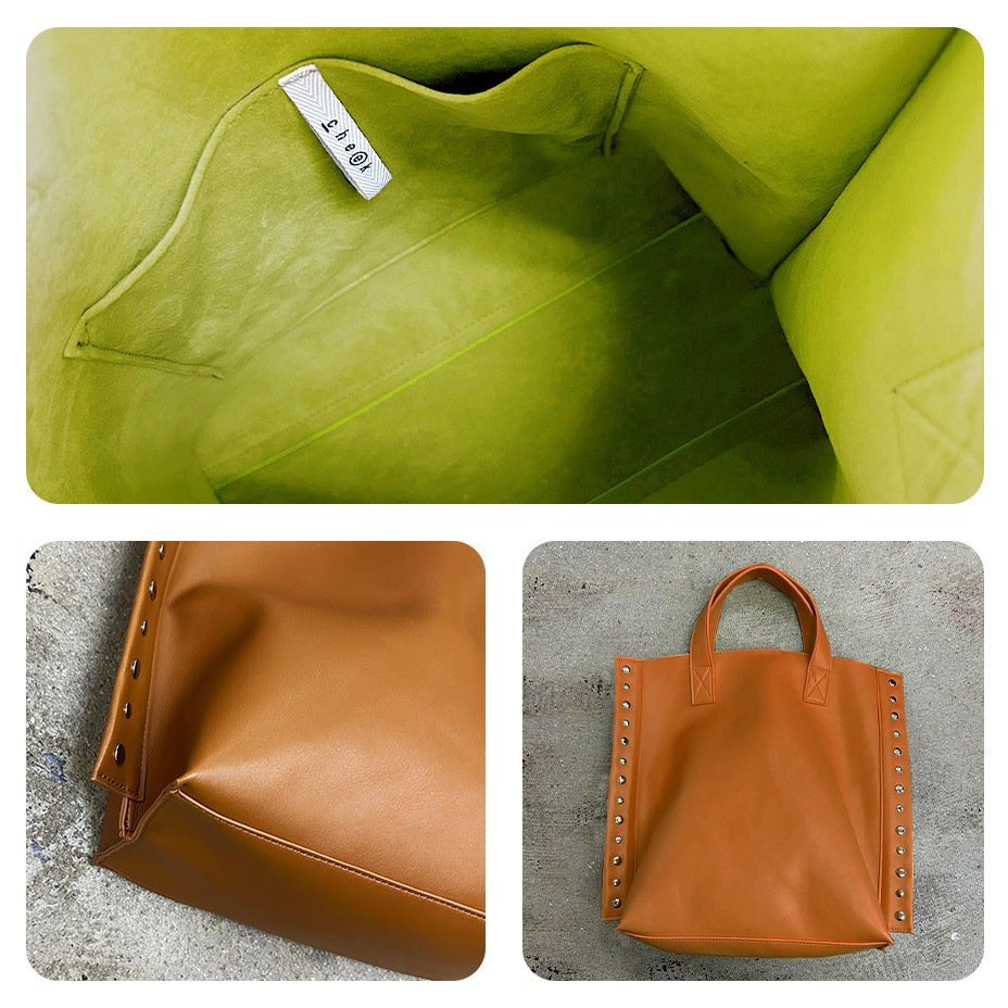 rivet 2way tote [ C24004 ] cheek / ������