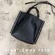 rivet 2way tote [ C24004 ] cheek / ������