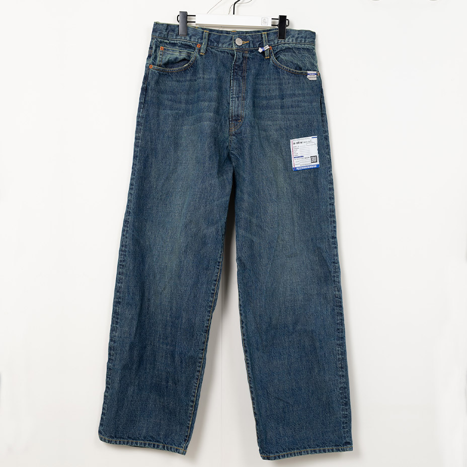 HARD WASHED SELVAGE DENIM BAGGY PANTS [ in��stru(men-tal). / ���󥹥ȥ��󥿥� ] I16PT083