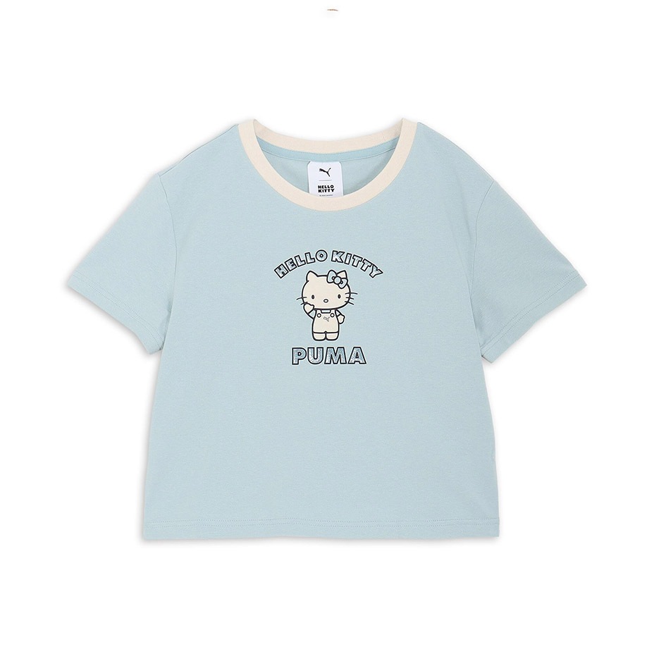 PUMA x HELLO KITTY GRAPHIC BABY TEE [ PUMA-631613 ] PUMA / �ס���