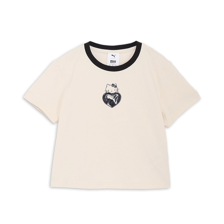 PUMA x HELLO KITTY GRAPHIC BABY TEE [ PUMA-631613 ] PUMA / �ס���
