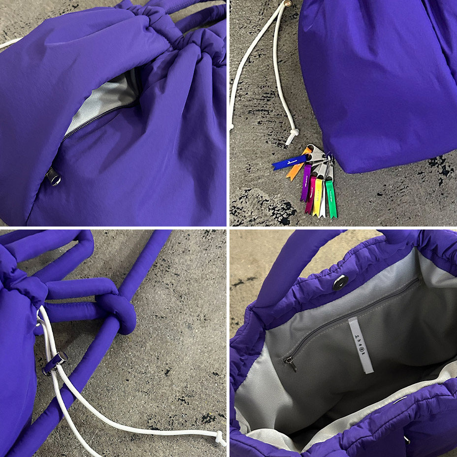 puff kinchaku 2way tote [ C25003 ] cheek / ������