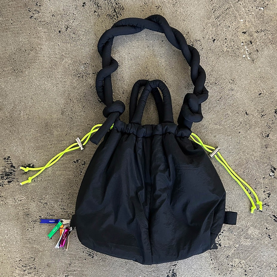 puff kinchaku 2way tote [ C25003 ] cheek / ������