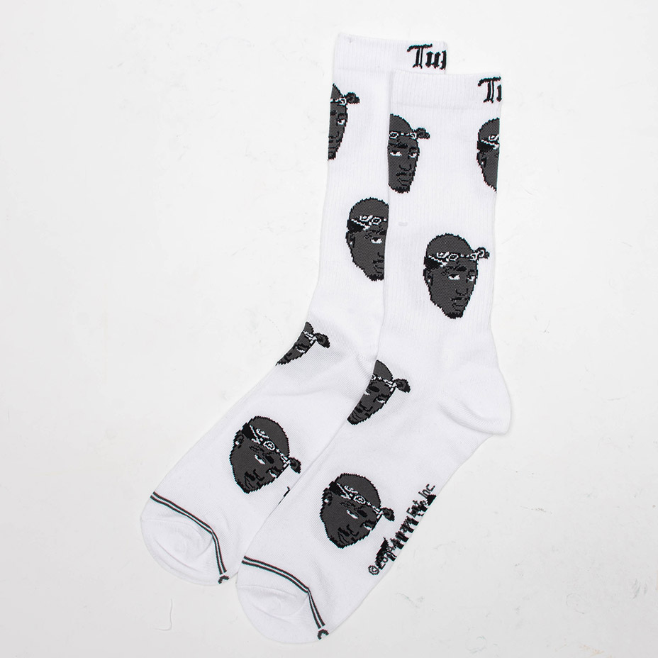 3PAIR PACK TUPAC ASSORTED CREW / [ TUC370 ] Perris Socks / �ڥ꡼�����å���