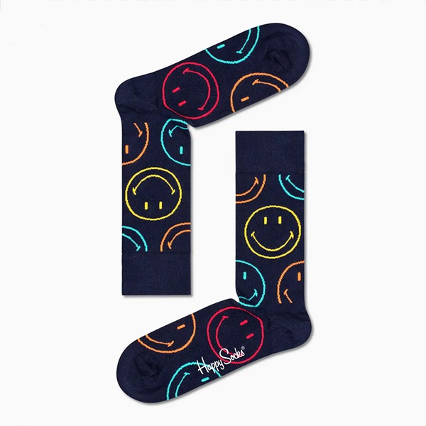 Jumbo Smiley Dot Sock [ 14221003-98 ] Happy Socks / �ϥåԡ����å���