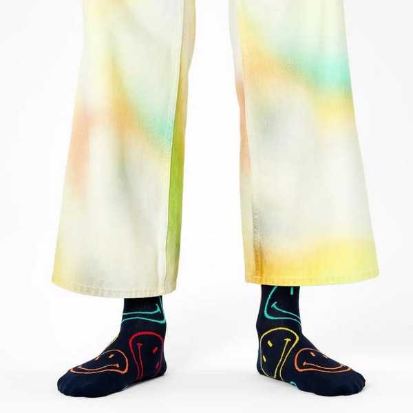 Jumbo Smiley Dot Sock [ 14221003-98 ] Happy Socks / �ϥåԡ����å���