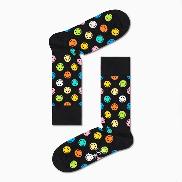Big Smiley Dot Sock [ 14221006-98 ] Happy Socks / �ϥåԡ����å���