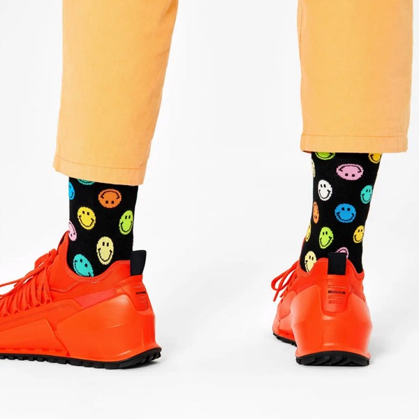 Big Smiley Dot Sock [ 14221006-98 ] Happy Socks / �ϥåԡ����å���