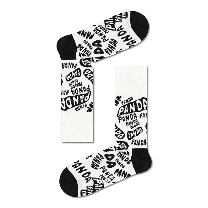 Panda - Panda - Panda Sock [ 14221008-90 ] Happy Socks / �ϥåԡ����å���