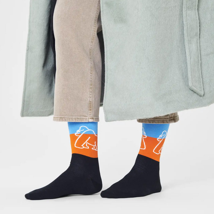 Mountain Gorillas Sock [ 14221009-98 ] Happy Socks / �ϥåԡ����å���