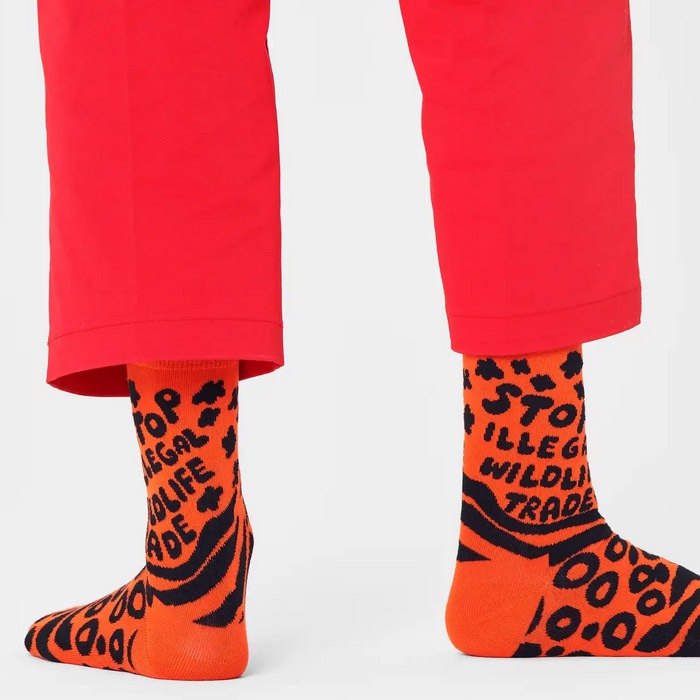 Stop Illegal Online Wildlife Trade Sock [ 14221011-35 ] Happy Socks / �ϥåԡ����å���