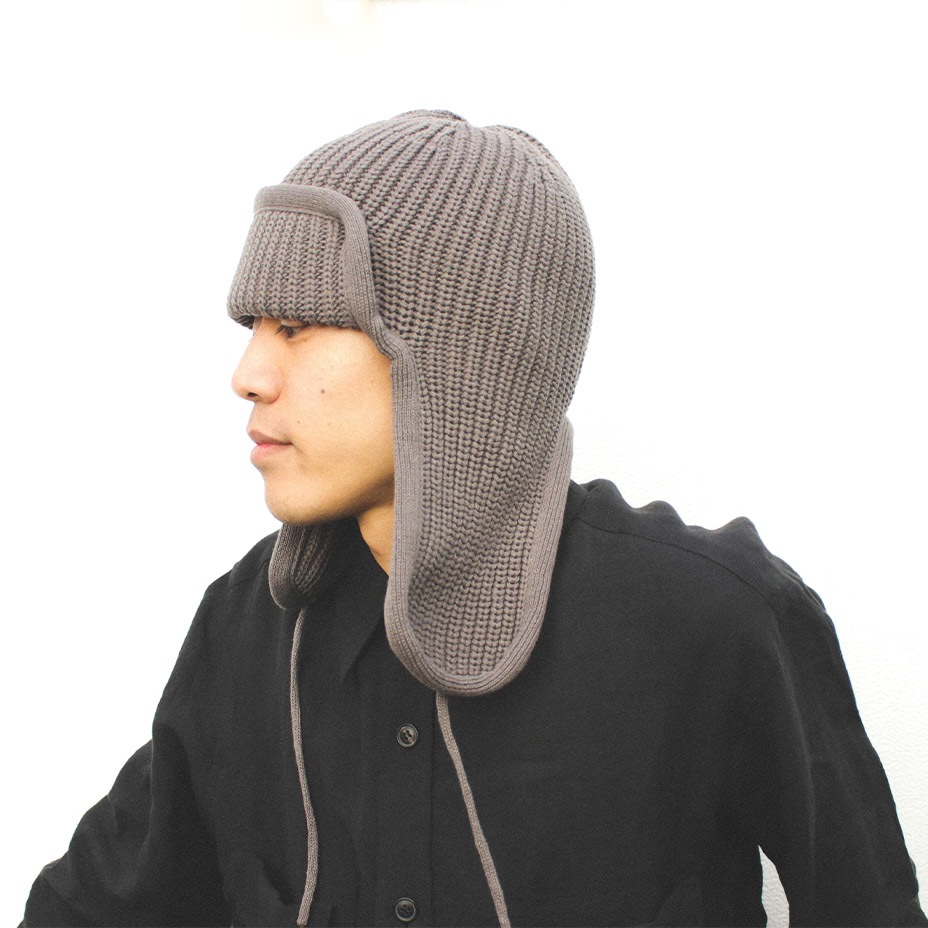Knit Bomber Cap [ HTM243013 ] HUNTISM / �ϥ�ƥ�����