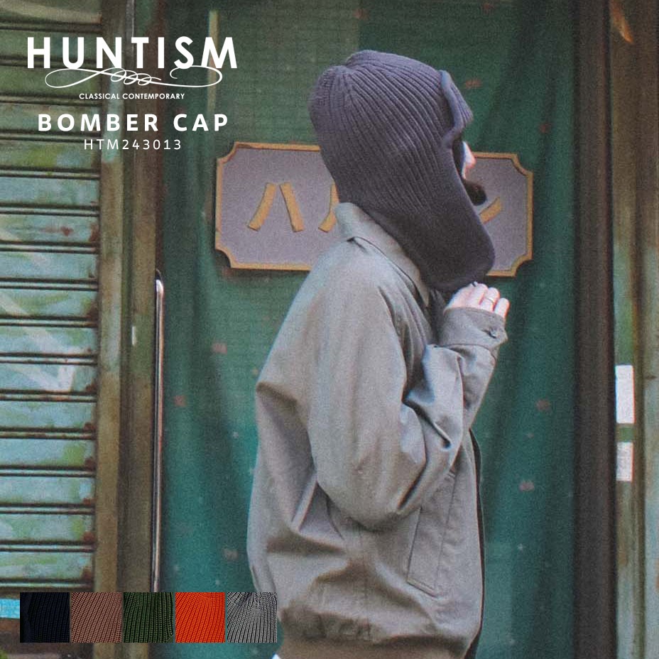 Knit Bomber Cap [ HTM243013 ] HUNTISM / �ϥ�ƥ�����