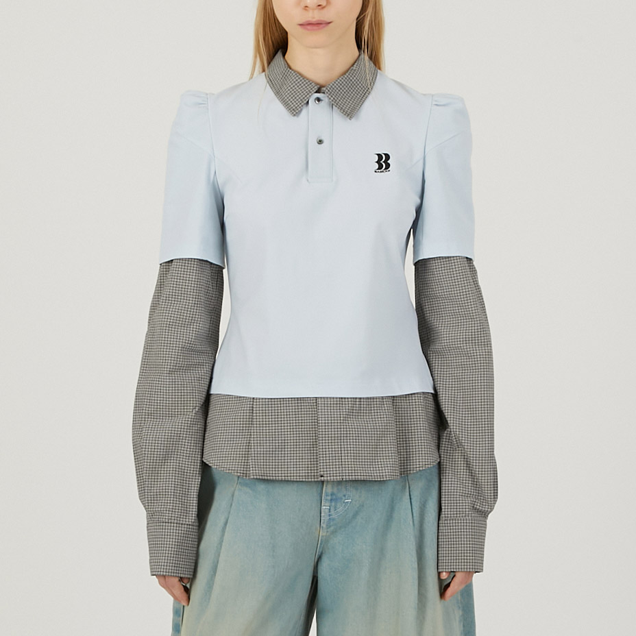 Cigarettes Polo Combo Shirt / a-TP13 [ BASICKS / �٥����å���  ] BSCS-A-TP13