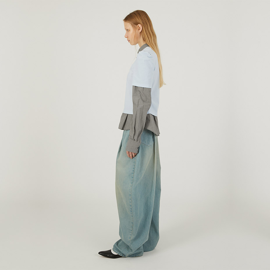 Cigarettes Polo Combo Shirt / a-TP13 [ BASICKS / �٥����å���  ] BSCS-A-TP13